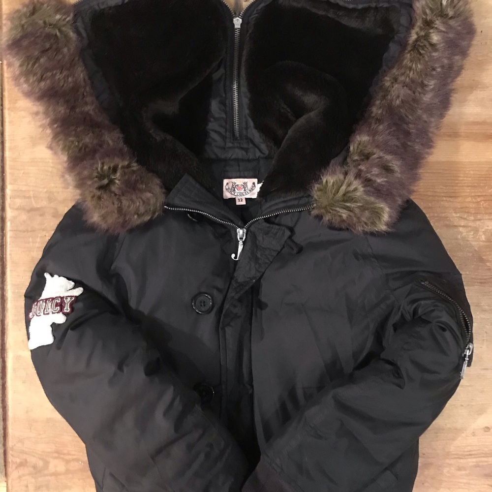 Juicy Couture Girls bomber/puffer jacket. Size 12